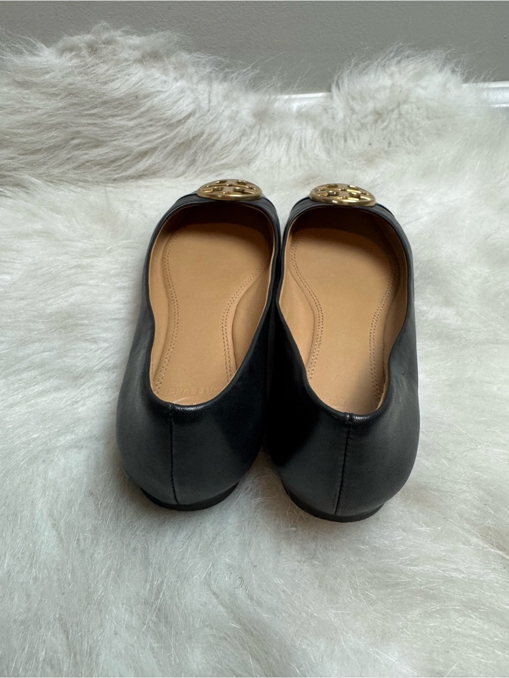 Tory Burch Chelsea Cap Toe Leather Ballet Flats 6 - Picture 10 of 12